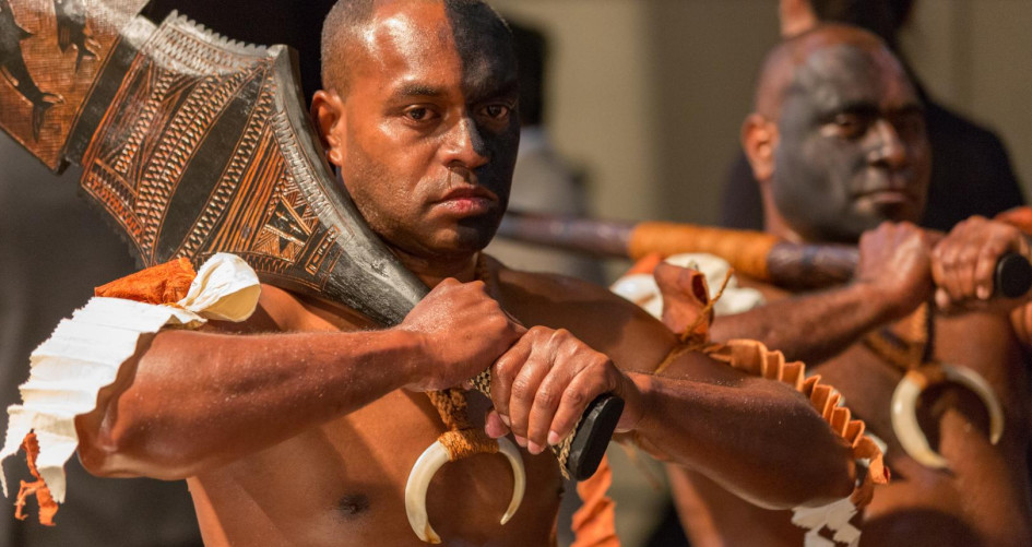 Picture of Fijian warriors