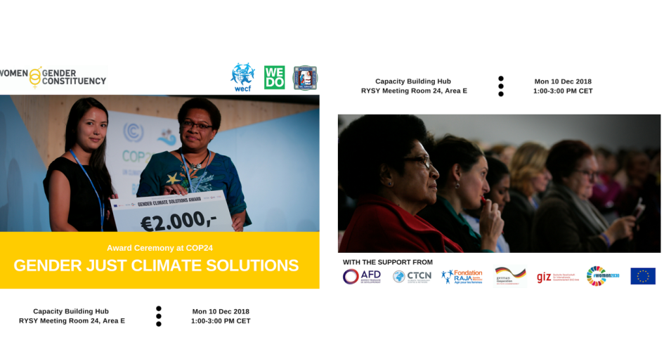 Gender Just Climate Solutions Awards