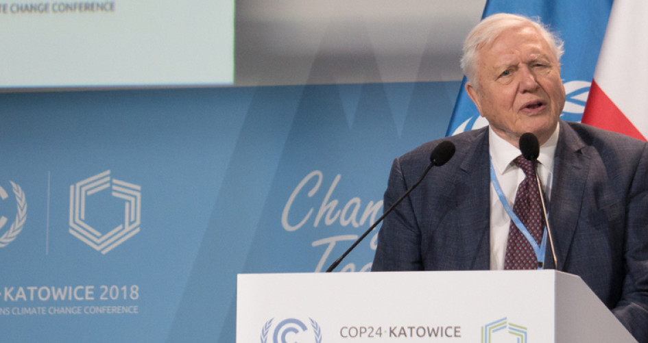 COP 24 opening - David Attenborough speaks in plenary