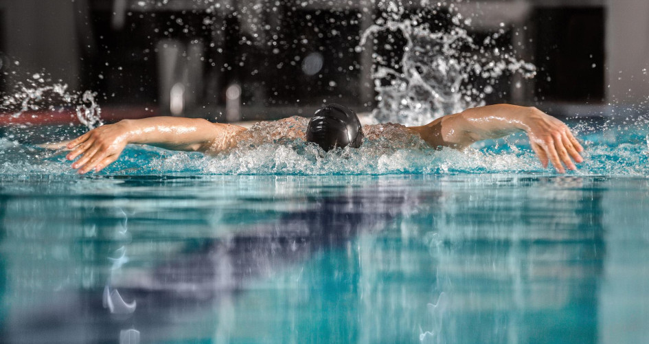 Image of a swimmer in a pool