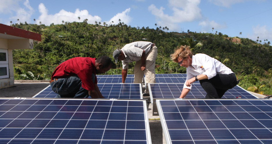 Solar panels project Dominique Momentum for Change