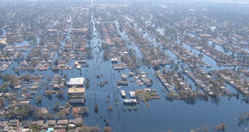 Flood after hurricane
