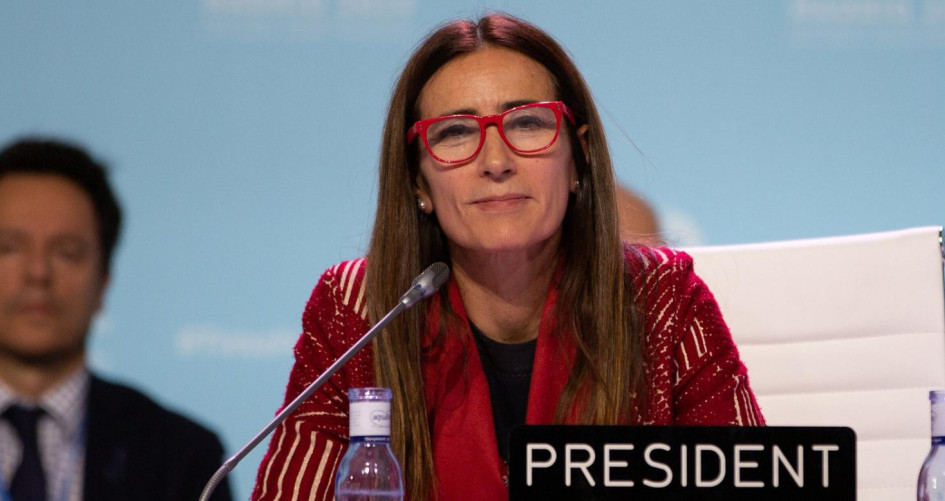COP25 President banner