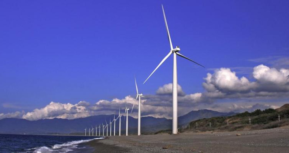 Coastal wind turbines