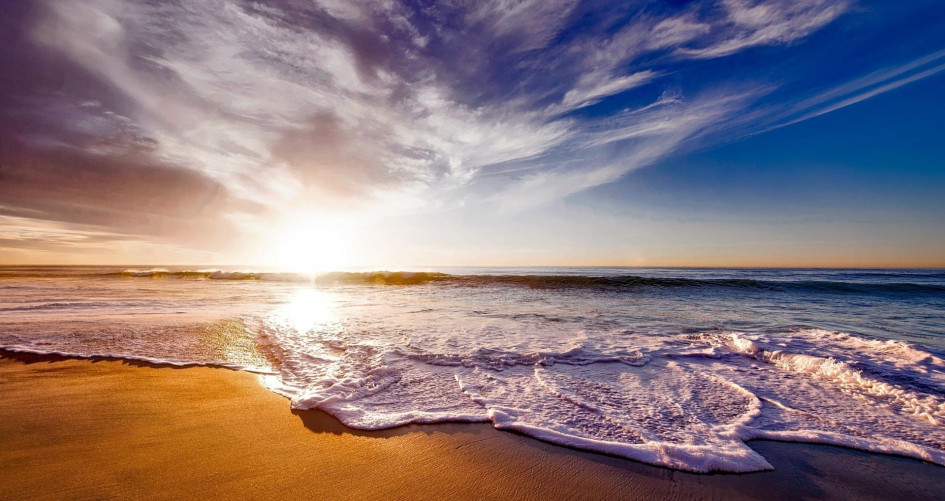 Ocean at sunset