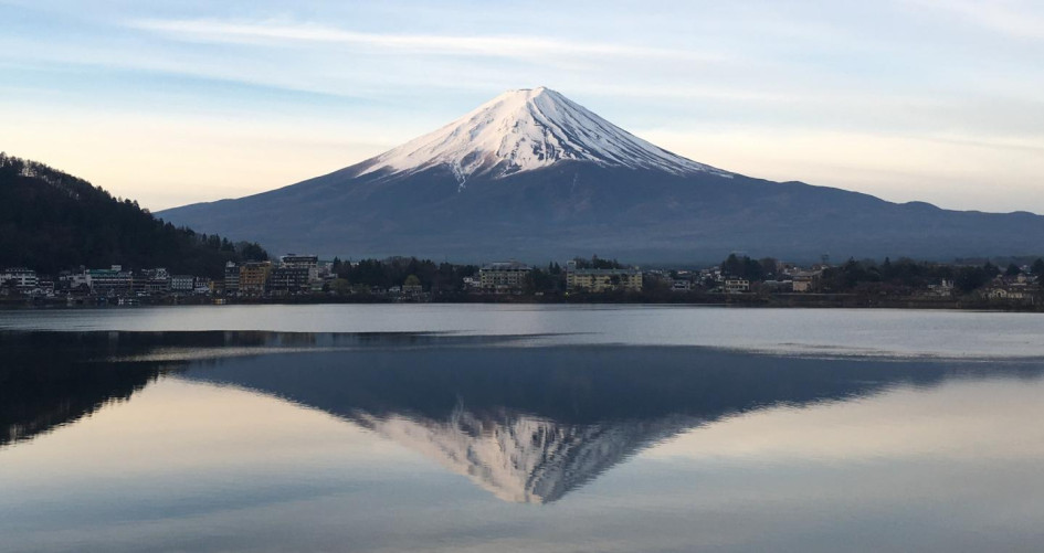 Mount Fuji and Lake Kawaguchi