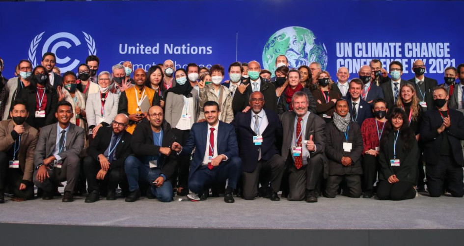 Article 6 family photo at COP26