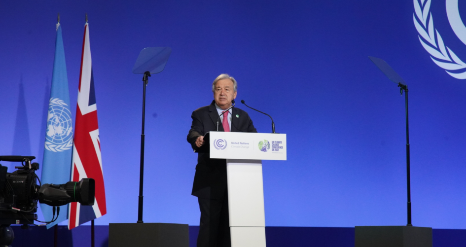 António Guterres COP26 Leaders Summit