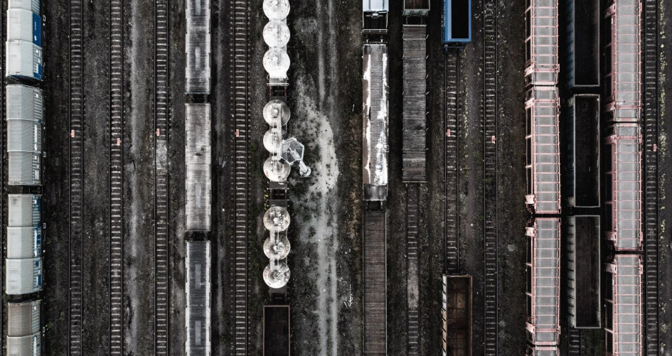 aerial view - railway tracks - Climate Action Blog piece on Hydrogen Rails