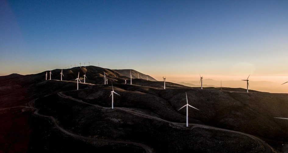 UN Carbon Offset Platform: picture of a Windfarm producing wind power