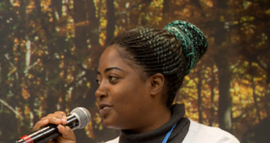 Youth climate activist Elizabeth Gulugulu