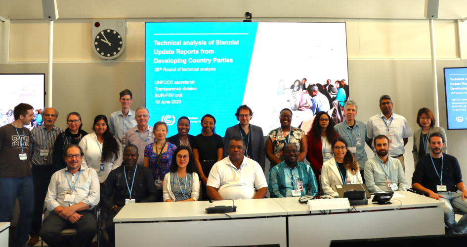 Technical experts and the UN Climate Change secretariat team during the technical analysis week in Bonn, Germany.