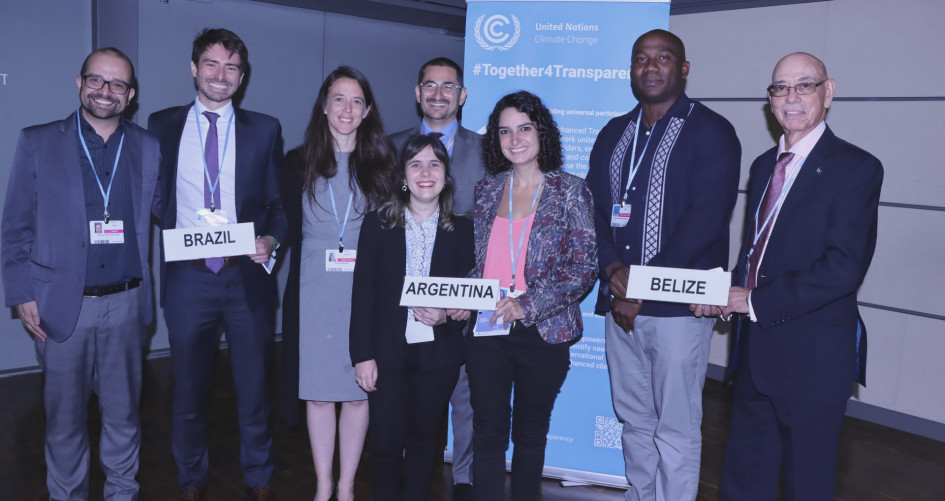 Representatives from developing countries present their national efforts to address climate change as part of a Facilitative Sharing of Views session at the UN Climate Change Conference in Bonn.