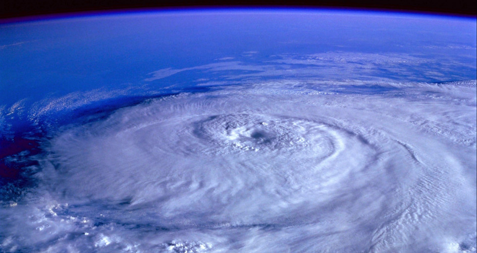 Hurricane, Earth, satellite image.