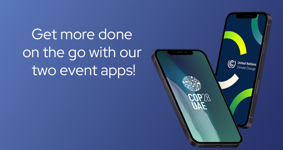 The two COP 28 mobile apps