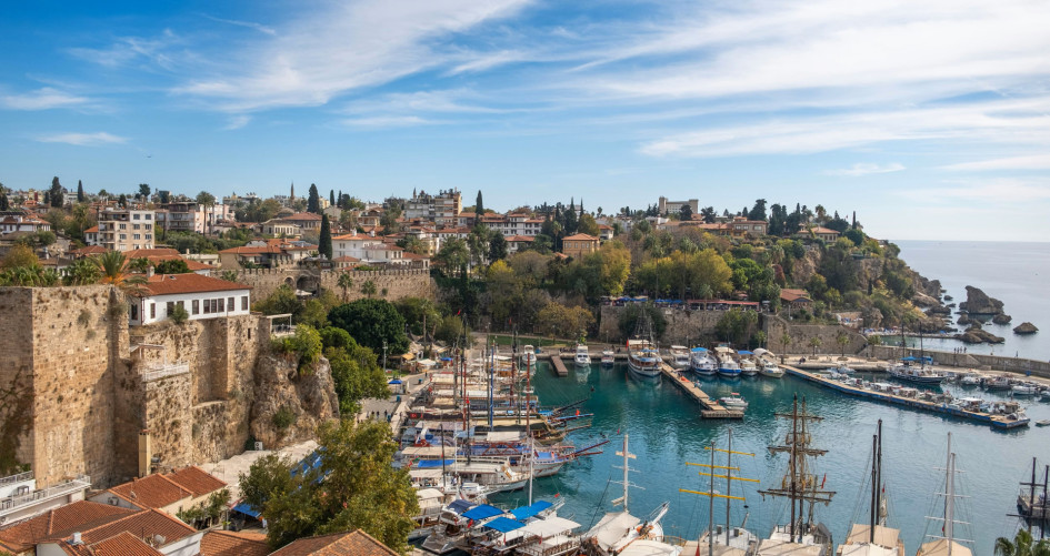 The city of Antalya.