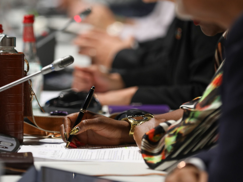 Delegates work hard at COP28