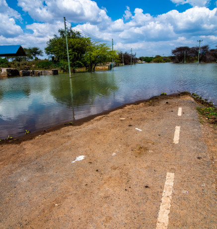 Rising levels of Lake Baringo 1