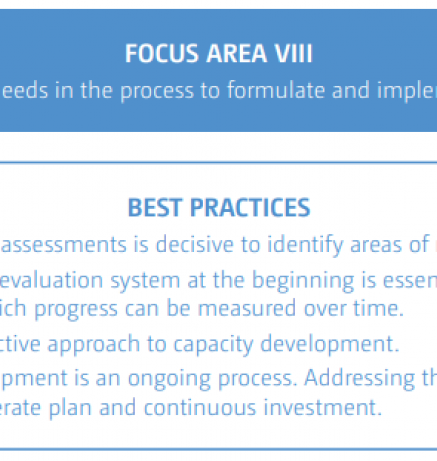Focus Area VIII Best Practices