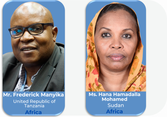 LEG Members - Mr Frederick Manyika & Ms Hana Hamadalla Mohamed