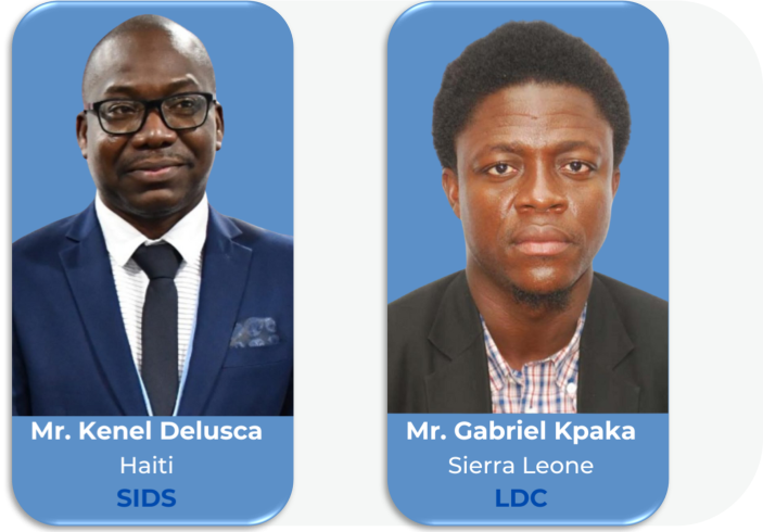 LEG Members - Mr Kenel Delusca & Mr Gabriel Kpaka