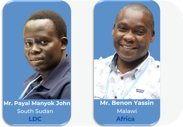 LEG Members - Mr Payai Manyok John and Mr Benon Yassin