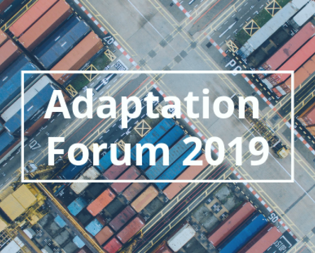 Adaptation Forum 2019