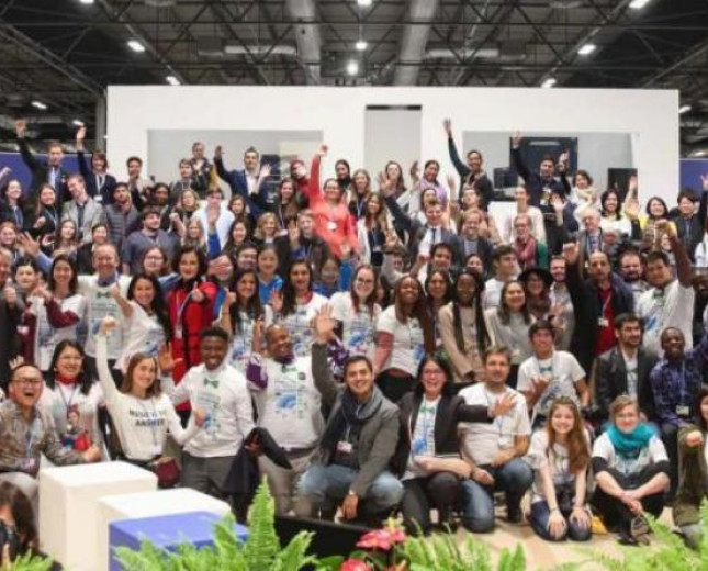 Youth photo at the Young and Future Generations Day at COP25