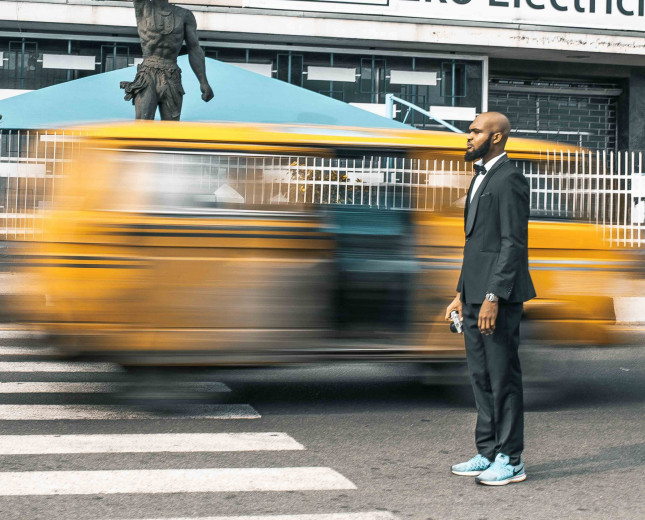 Nigerian man standing in the street - Carbon Pricing solutions study