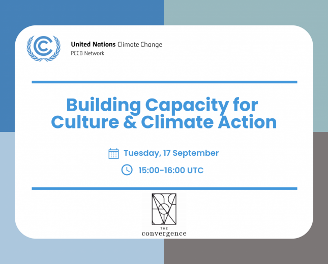 Building Capacity for Culture & Climate Action