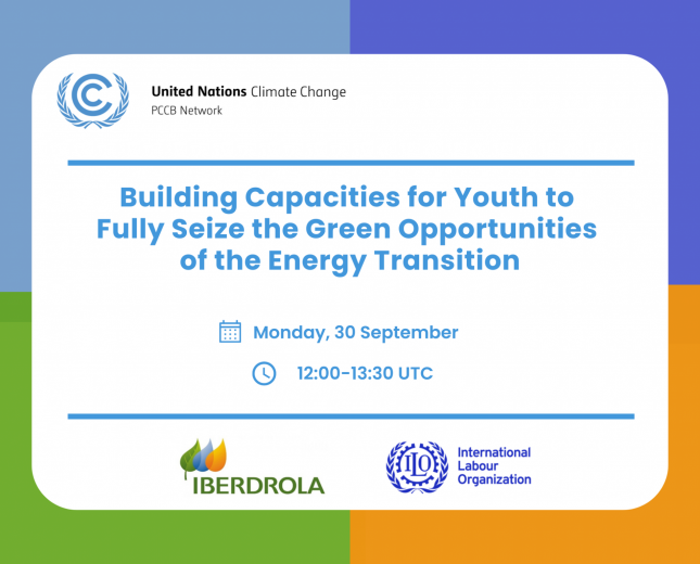 Building Capacities for Youth to Fully Seize the Green Opportunities of the Energy Transition