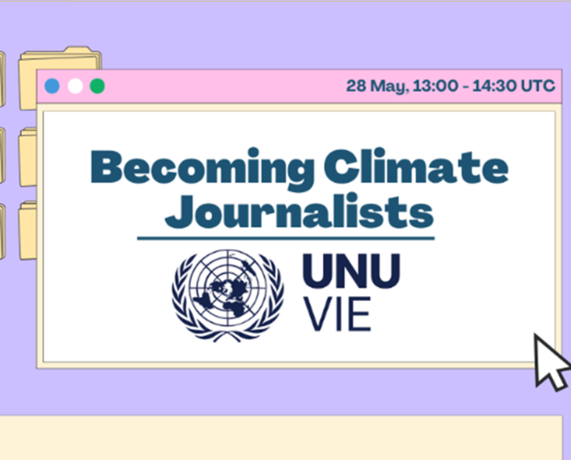 Becoming Climate Journalists