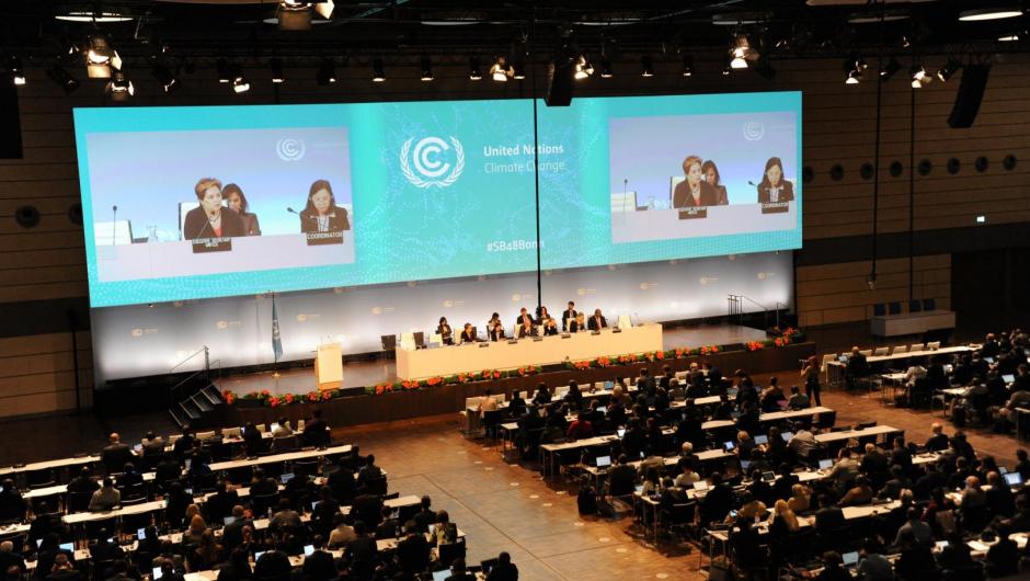 UN Climate Change Conference plennary meeting