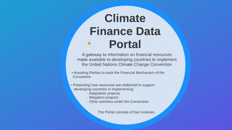 Climate Finance Data Portal
