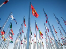 Flags from below