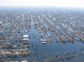 Flood after hurricane
