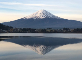 Mount Fuji and Lake Kawaguchi