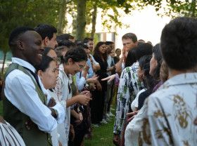 Climate Summer Camp participants in Baku, Azerbaijan.