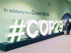 COP29 sign in Baku