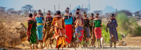 Traditional Samburu Women in Kenya.