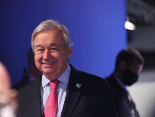 COP26 UN Secretary General Antonio Guterres