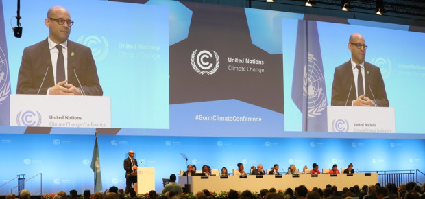 Closing plenary at the Bonn Climate Change Conference.